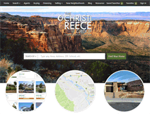 Tablet Screenshot of christireece.com